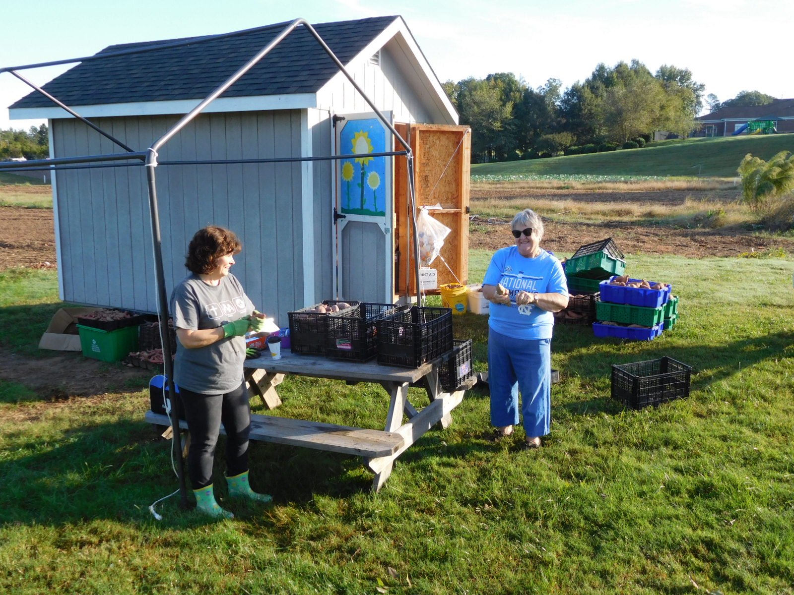 Fall Share the Harvest Farm Workday: Small But Successful